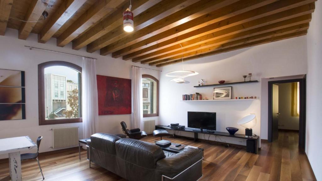 Et opholdsområde på Casa di Silvia & Daniele