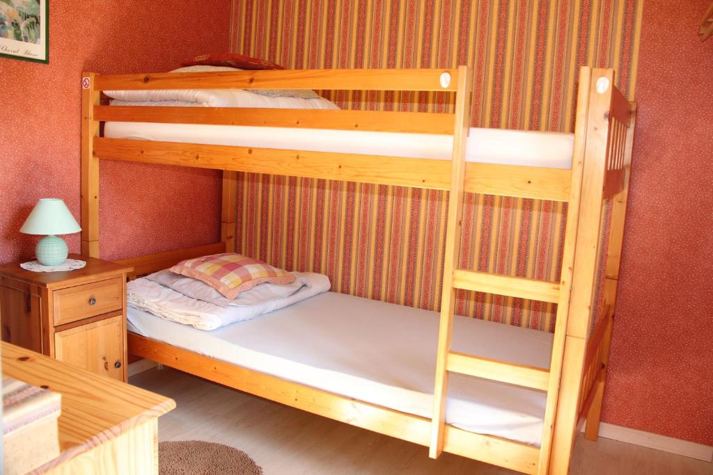 Postel nebo postele na pokoji v ubytování l'Heure bleue