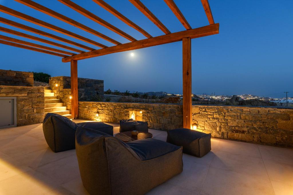 Posedenie v ubytovaní Landi House Mykonos