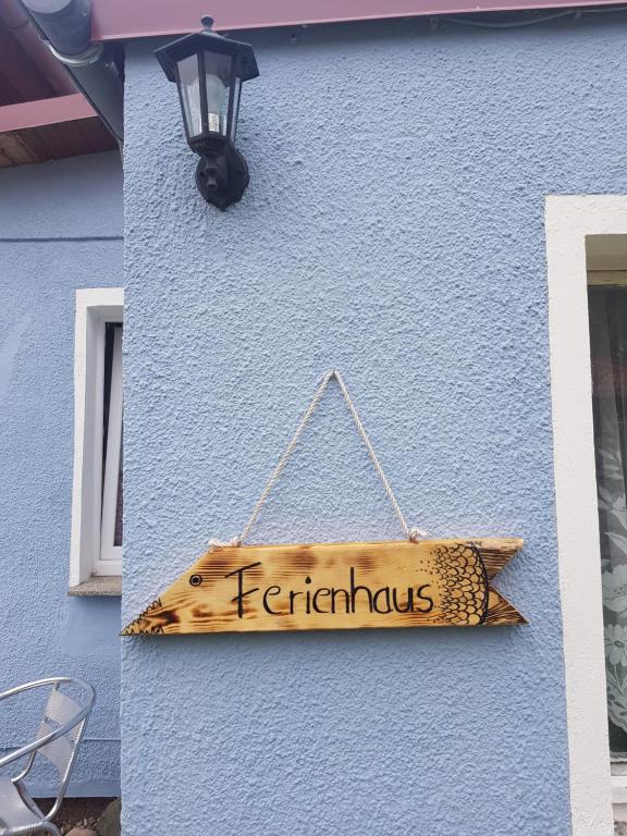 Certifikát, hodnocení, plakát nebo jiný dokument vystavený v ubytování Ferienhaus auf Rügen