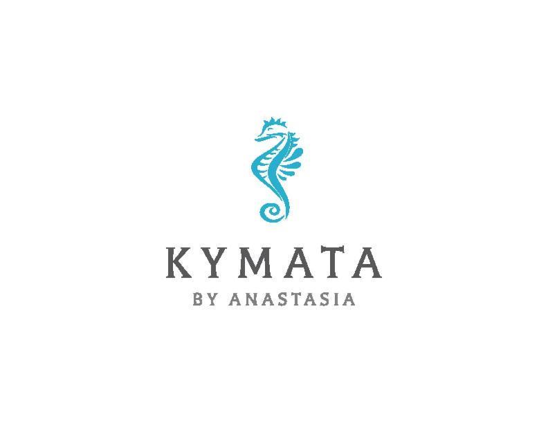 スタブロスにあるKymata by Anastasiaの鮨持ちの会社のロゴ