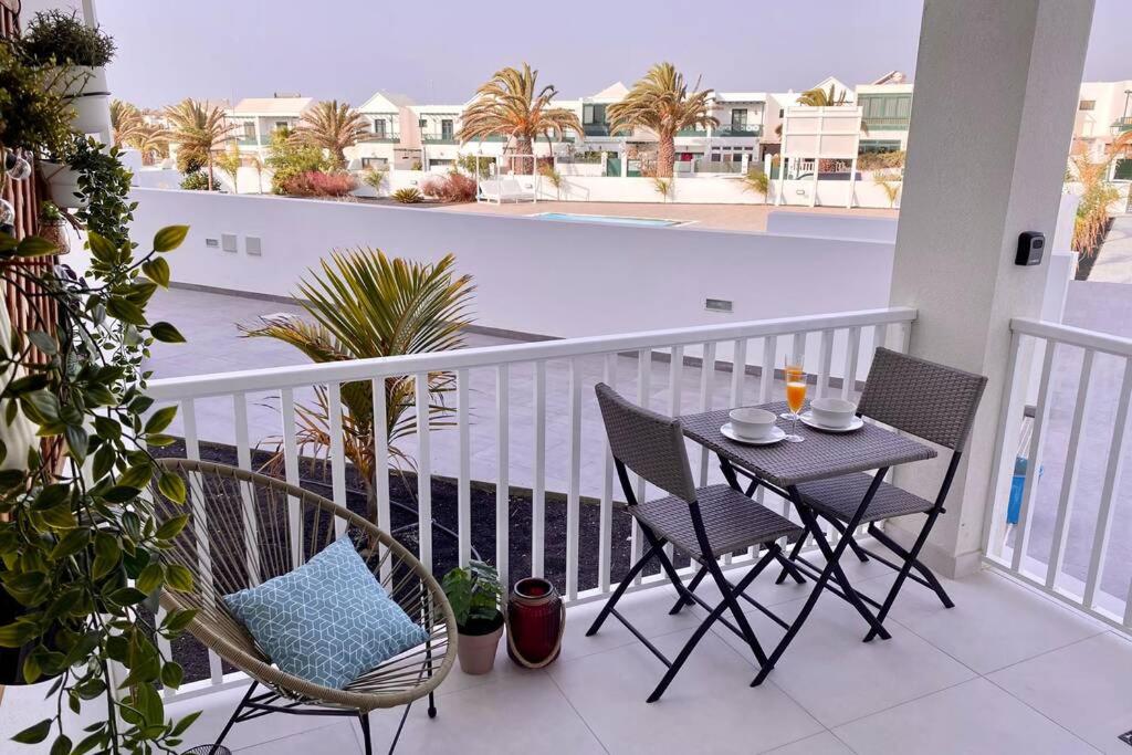 Balkón nebo terasa v ubytování Oasis View Lanzarote