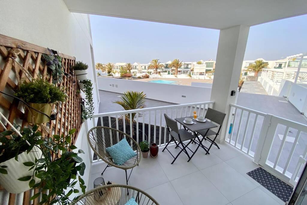Balkón nebo terasa v ubytování Oasis View Lanzarote