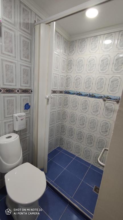 Koupelna v ubytování Casa Hotel Manco Mora