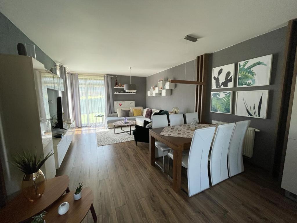 Χώρος καθιστικού στο Apartmán Lomničák