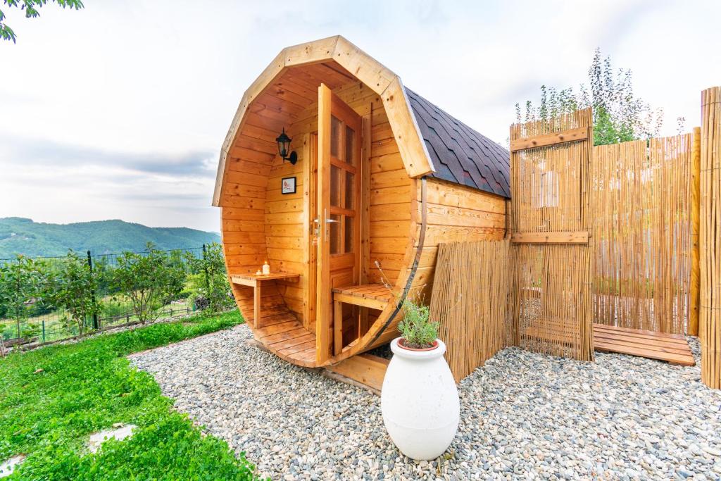 Nespecifikovaný výhled na hory nebo výhled na hory při pohledu z bed and breakfast