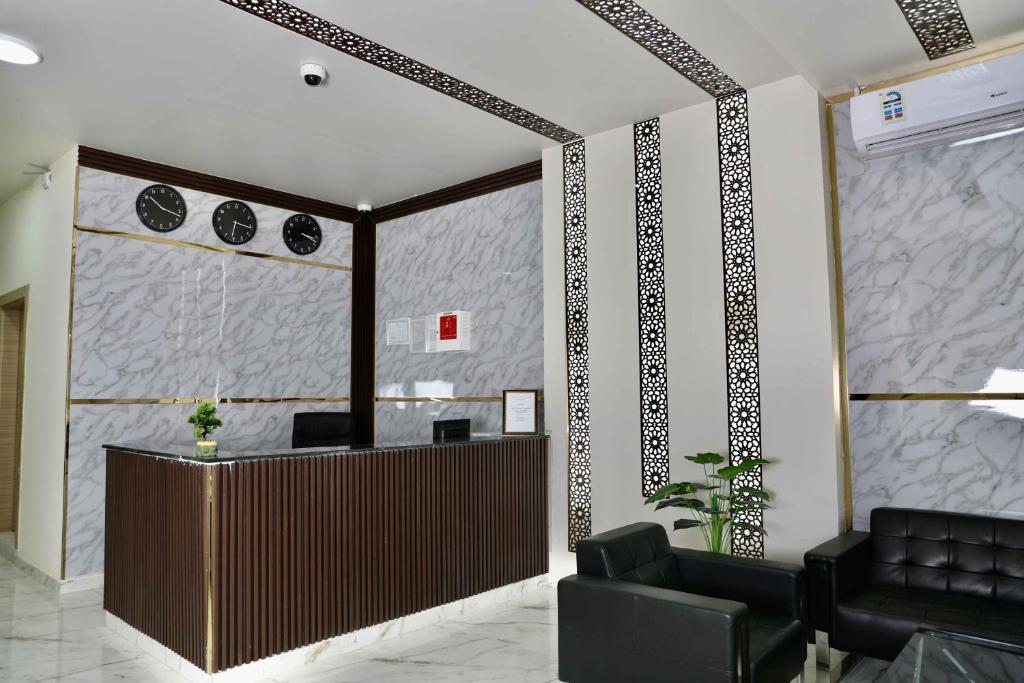 Istumisnurk majutusasutuses Sur Inn Hotel Apartments صور ان للشقق الفندقية