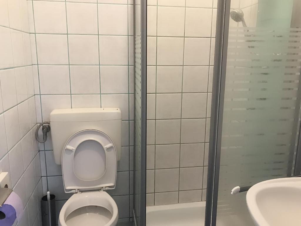 Koupelna v ubytování Asia wok gasthof