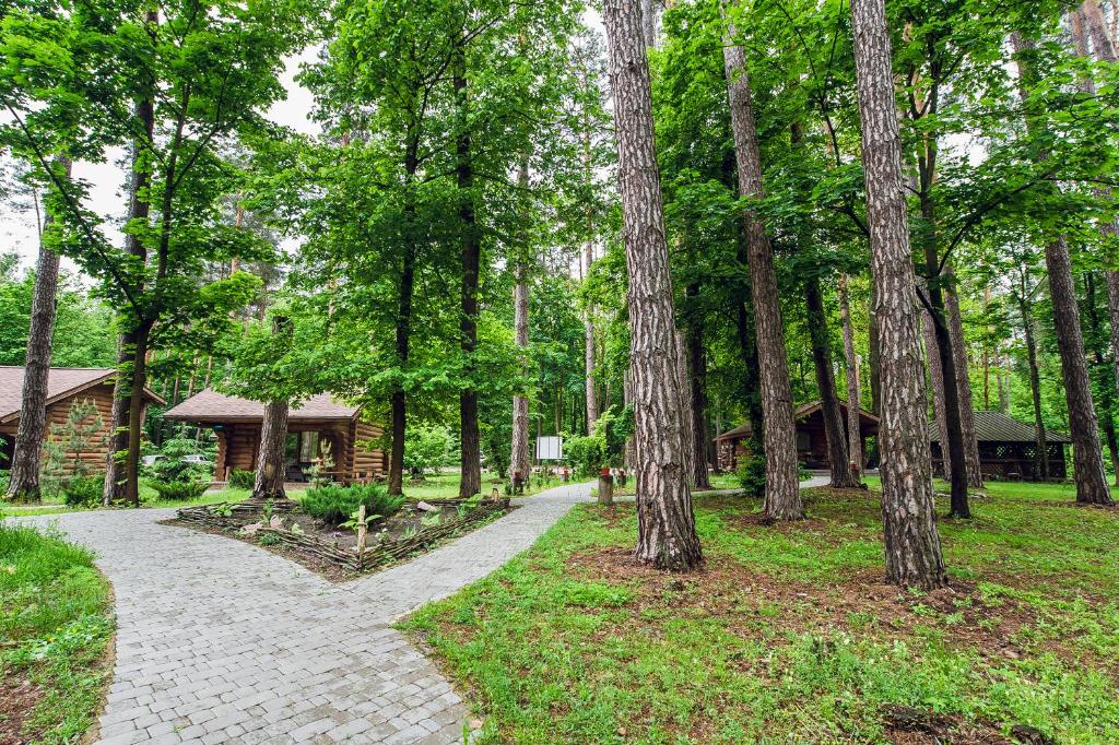 Zahrada ubytování Forest hut Stariy Prud