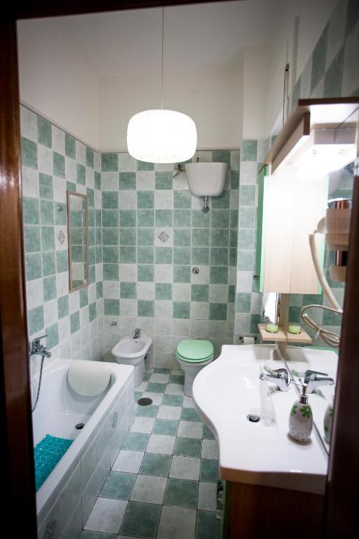 Koupelna v ubytování B&B L'Aurora CAPUA