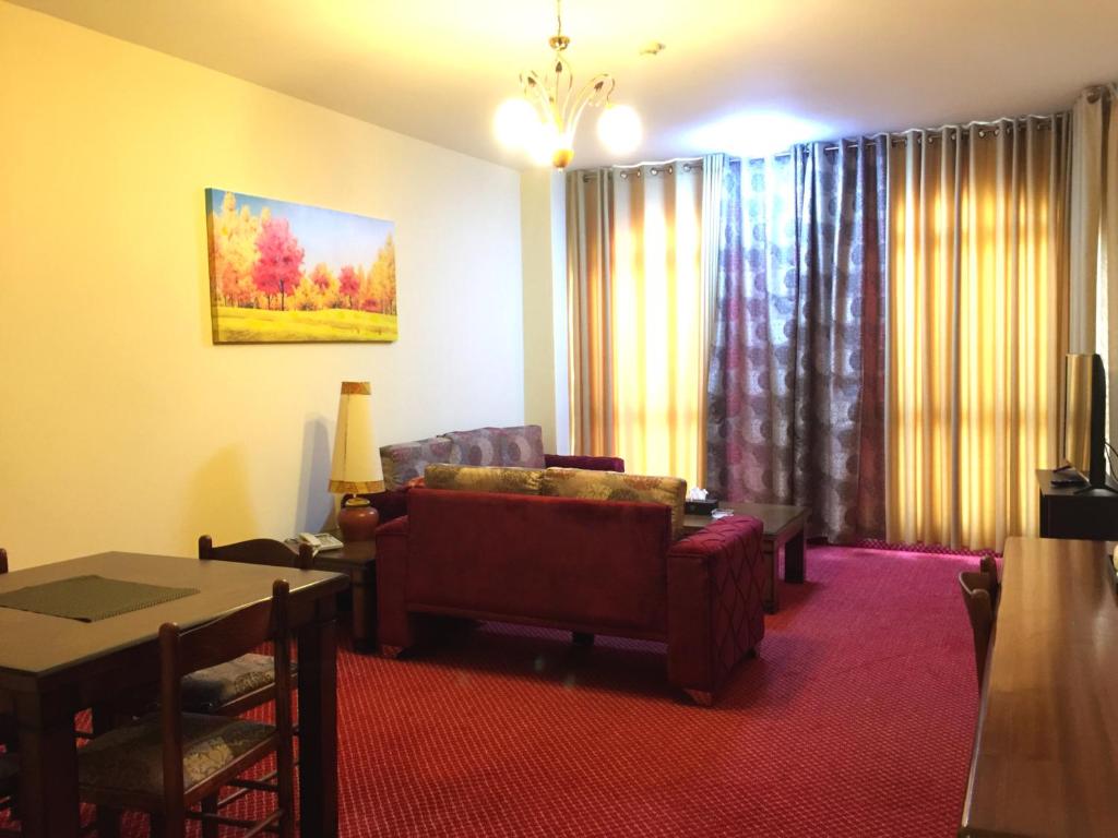 Posezení v ubytování Regency Hotel Hebron