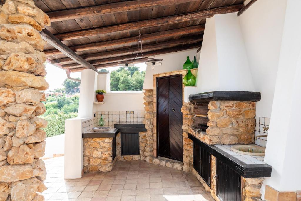 Kuchnia lub aneks kuchenny w obiekcie Villa Melinda - Charme Holidays