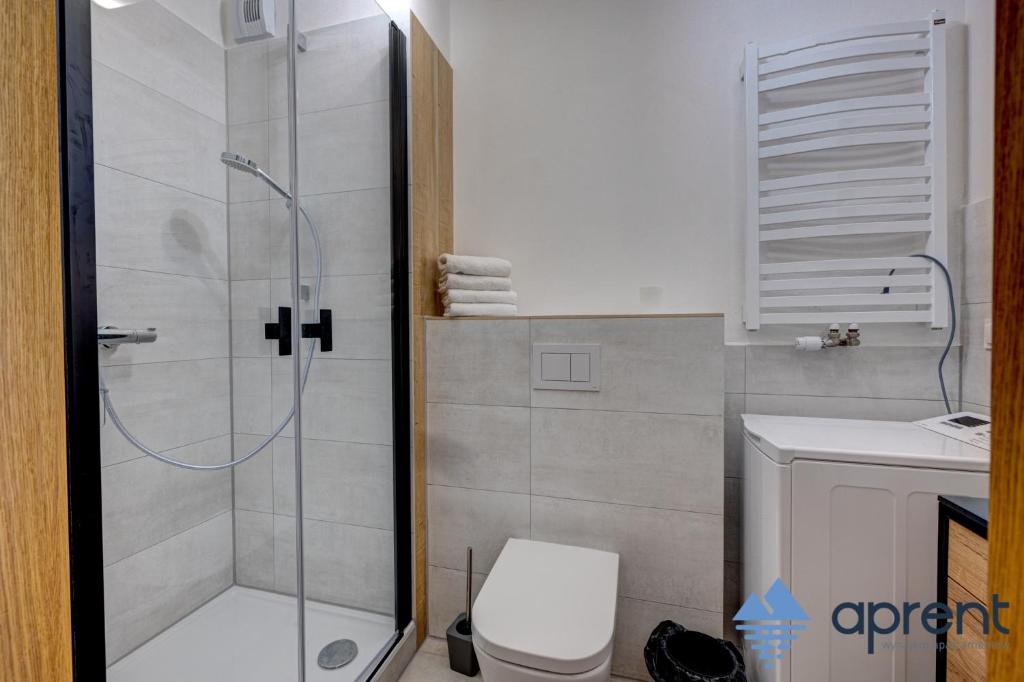 Kúpeľňa v ubytovaní Apartament SOLE - Aprent