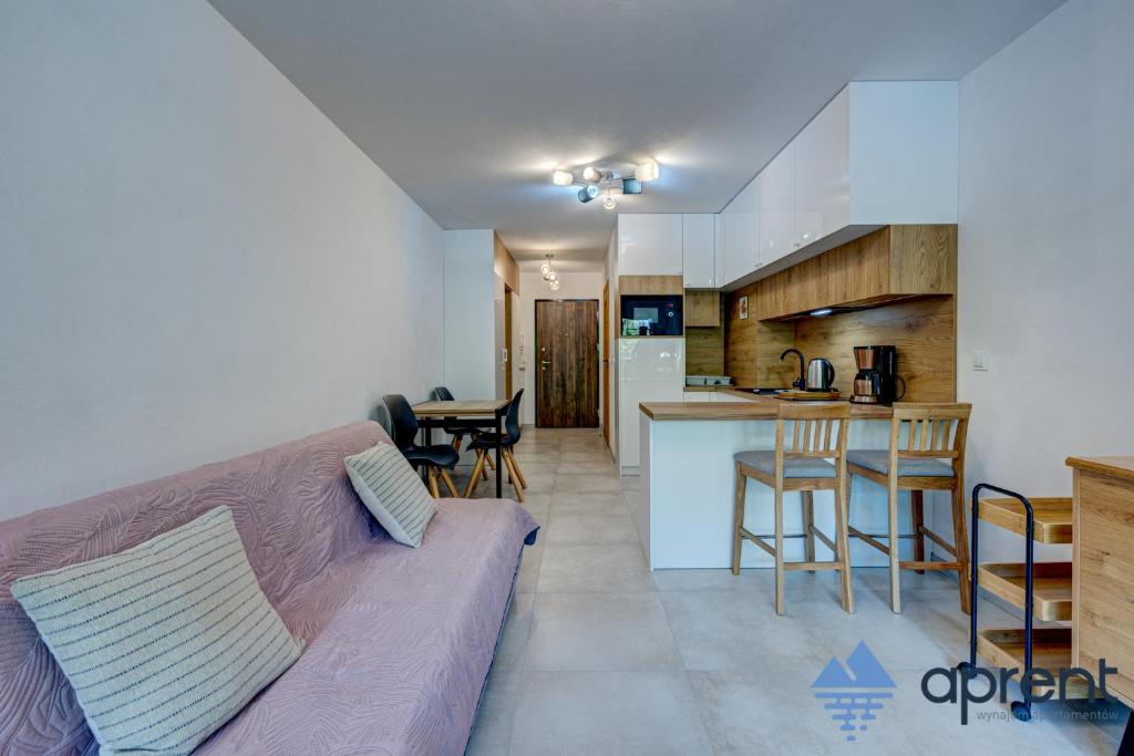 Kuchyňa alebo kuchynka v ubytovaní Apartament SOLE - Aprent