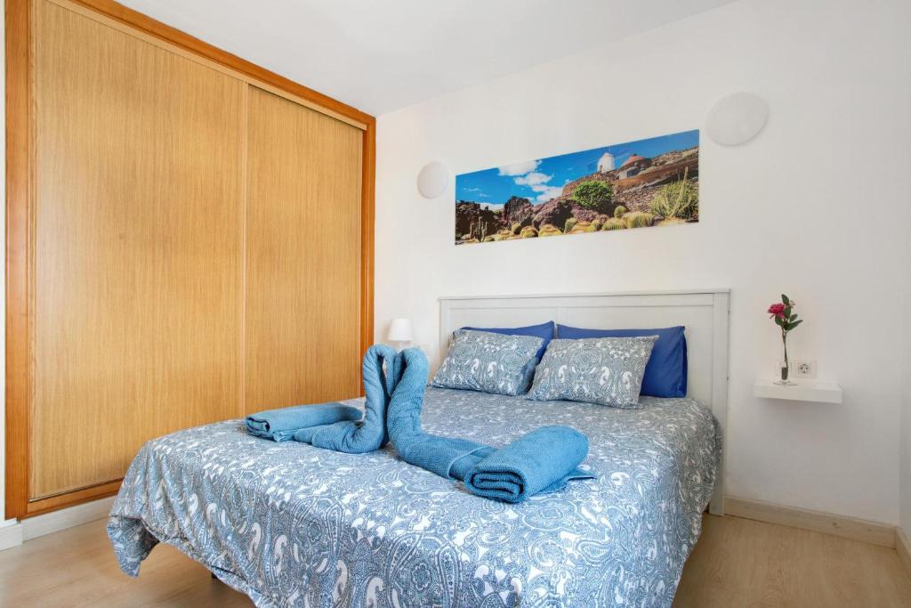 Postel nebo postele na pokoji v ubytování Casita Martina