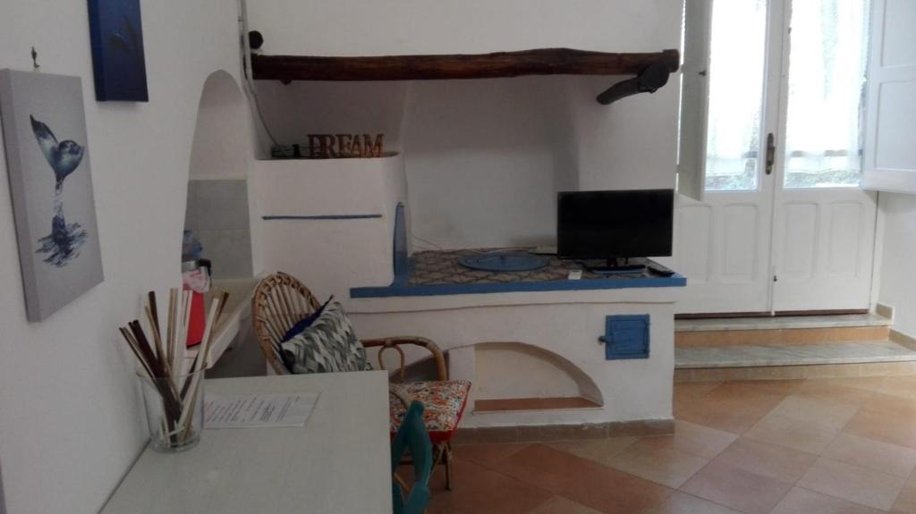 Kuchyň nebo kuchyňský kout v ubytování B&B Il Patio