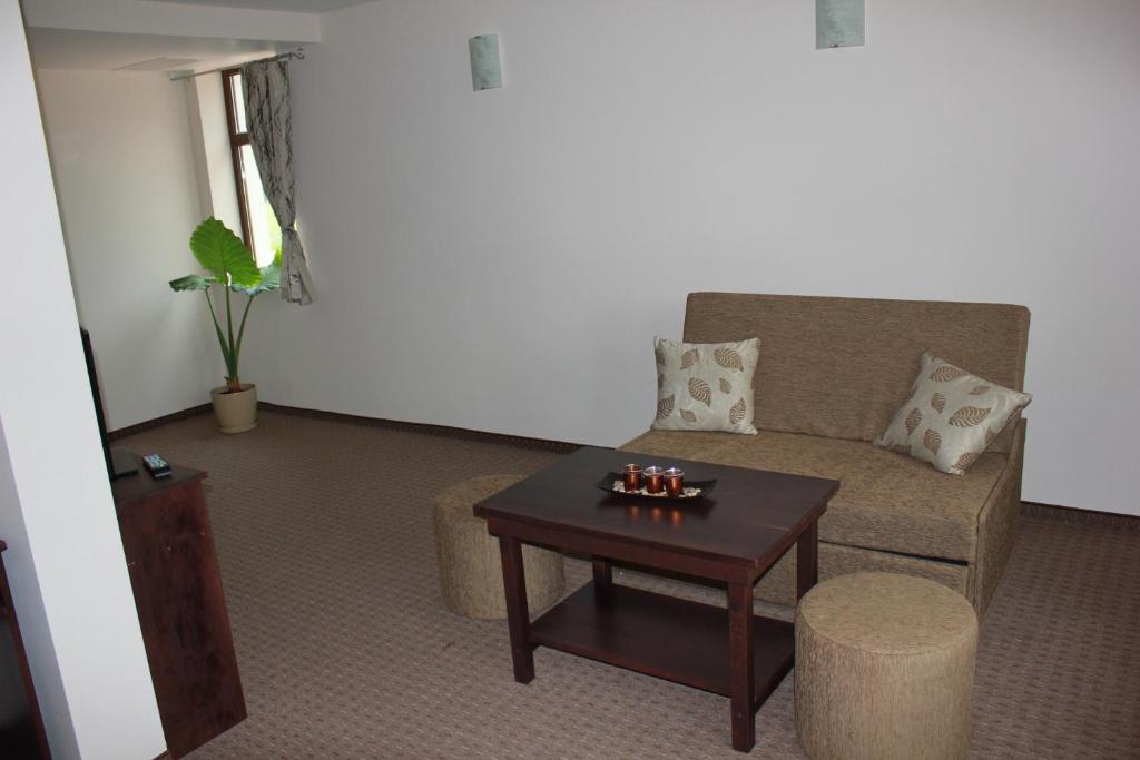 Posezení v ubytování Hotel Podkovata