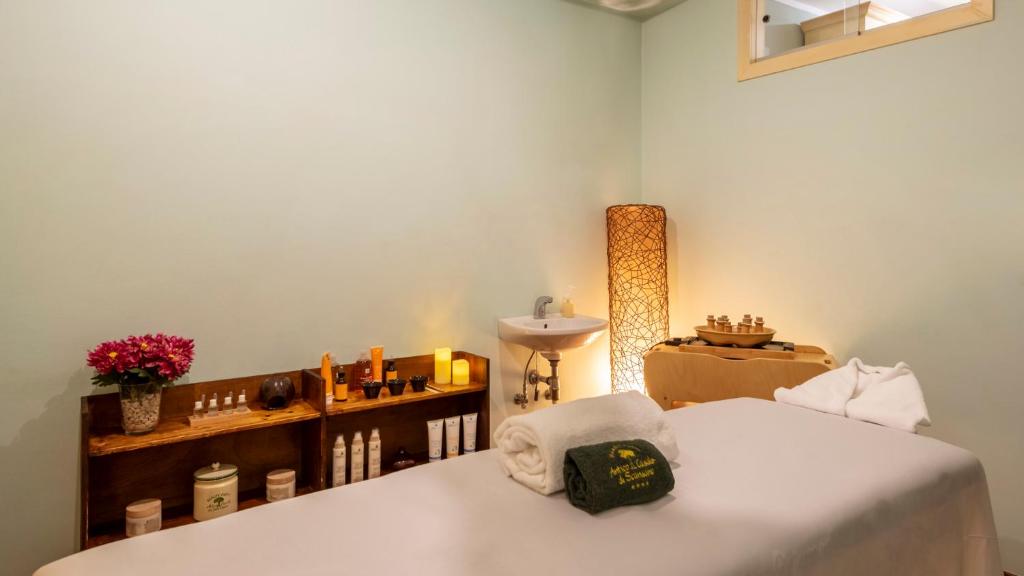 Lázně a/nebo wellness v ubytování Antico Casale Di Scansano Resort