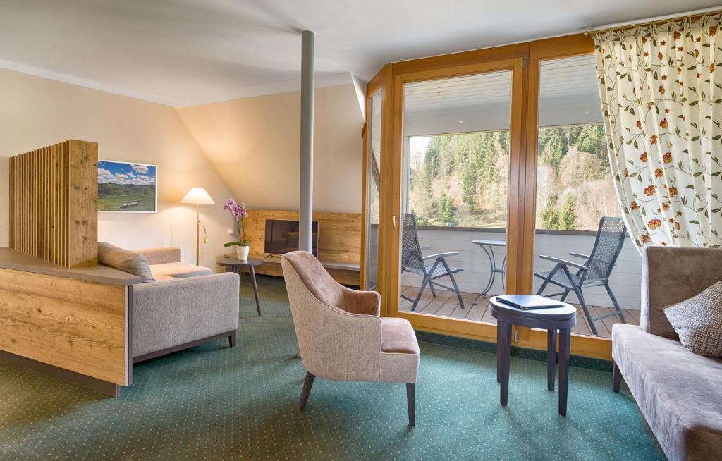 Postel nebo postele na pokoji v ubytování Hotel Thomahof