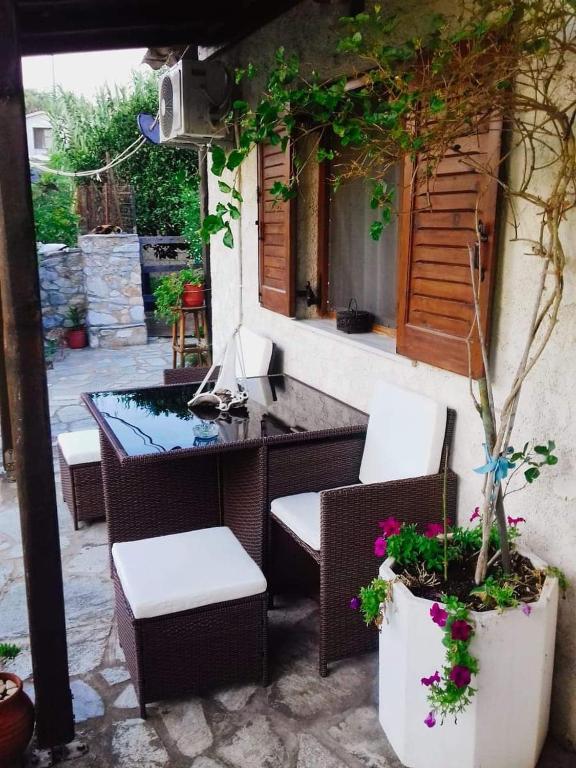 Patio nebo venkovní prostory v ubytování Skiathos Riviera Studios