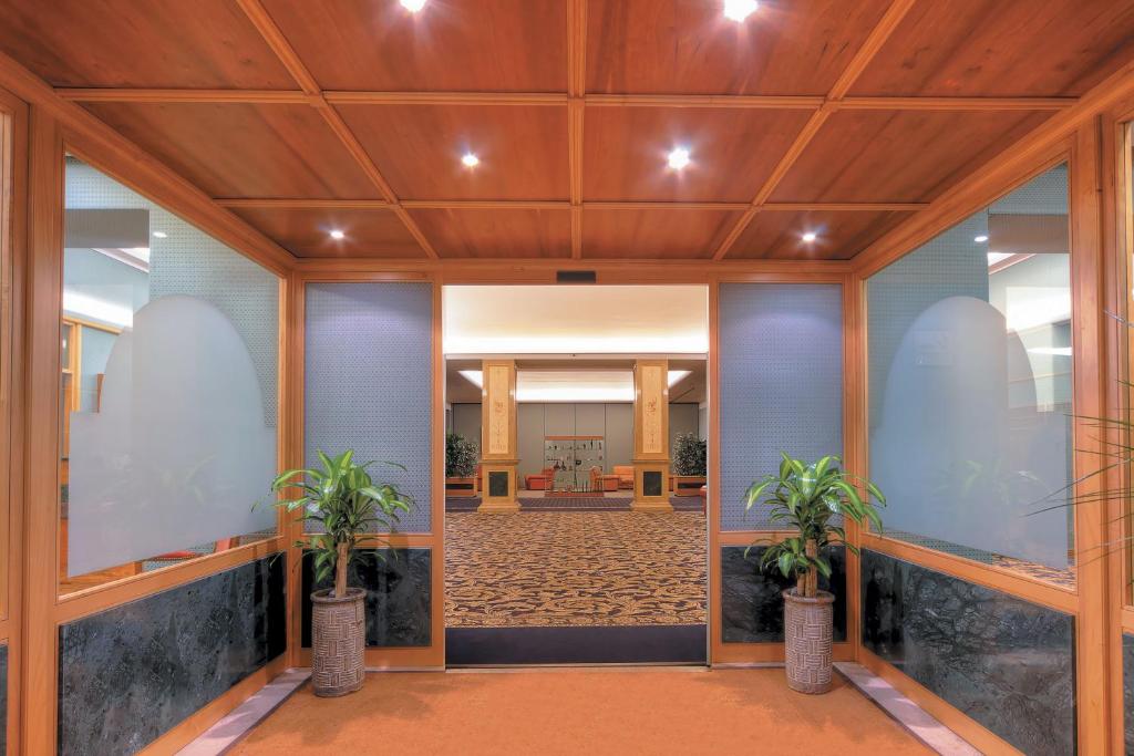 Vstupní hala nebo recepce v ubytování Ele Green Park Hotel Pamphili