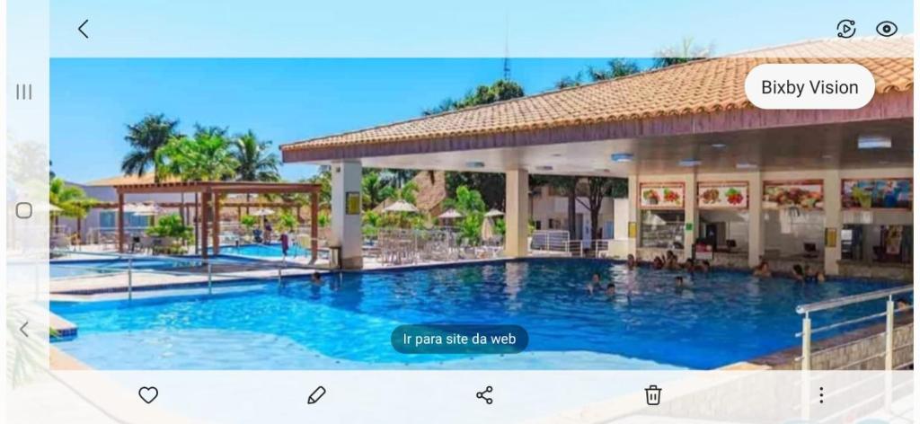 a rendering of a swimming pool at a hotel at DiRoma resort Caldas Novas in Caldas Novas