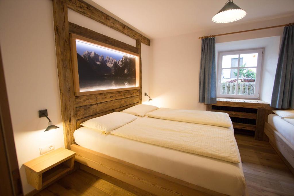 Postel nebo postele na pokoji v ubytování Mutznhof