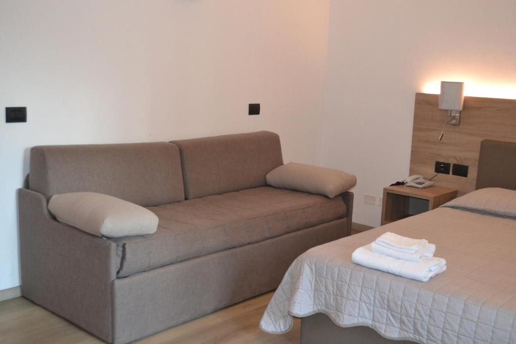 Posezení v ubytování Albergo Grobberio