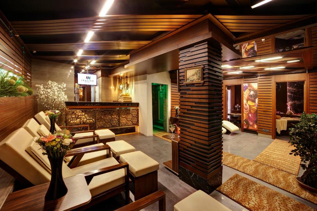 Posezení v ubytování Skalion Hotel