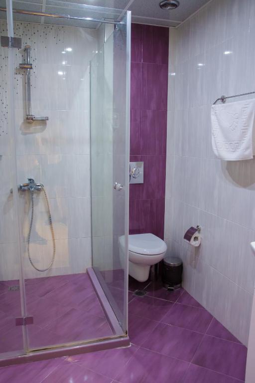 Koupelna v ubytování Hotel Fantazia