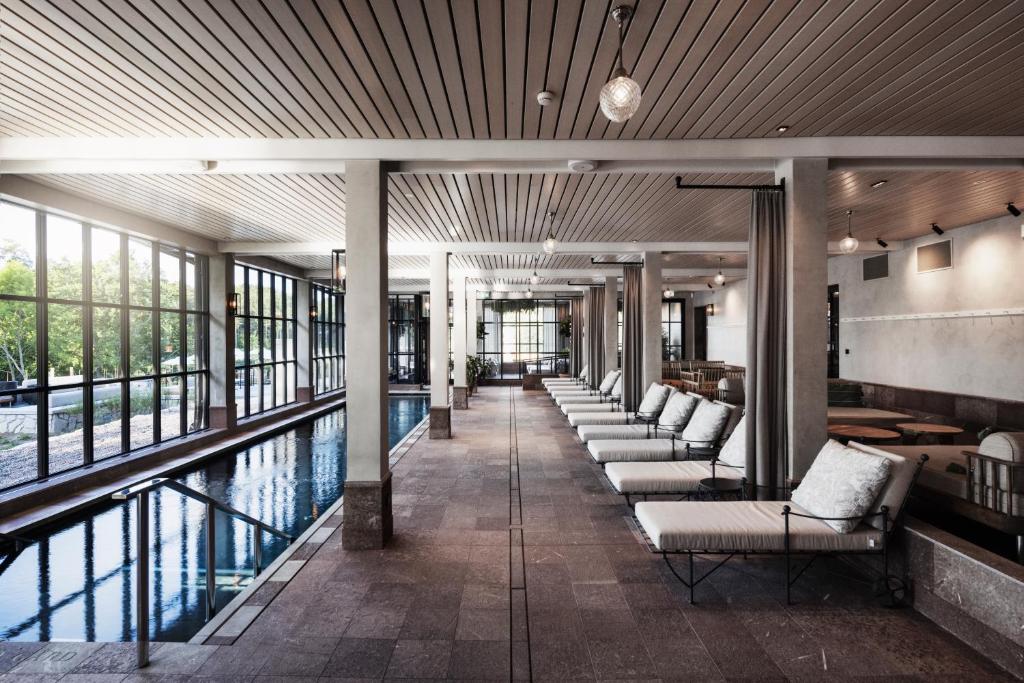 Posezení v ubytování Smådalarö Gård Hotell & Spa