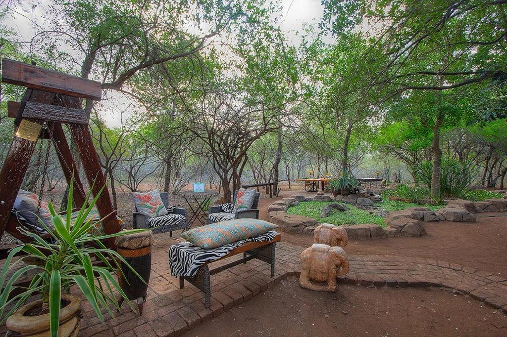 Zahrada ubytování Wielewaal Bush Lodge