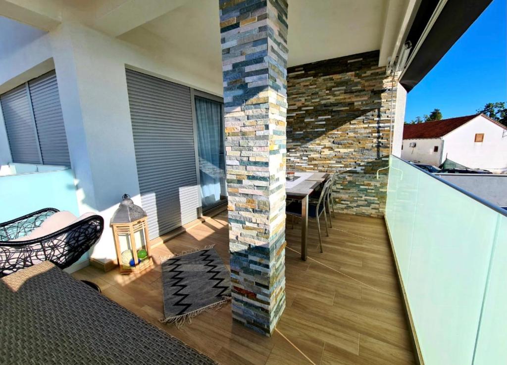 Balkón alebo terasa v ubytovaní Rajković Apartment