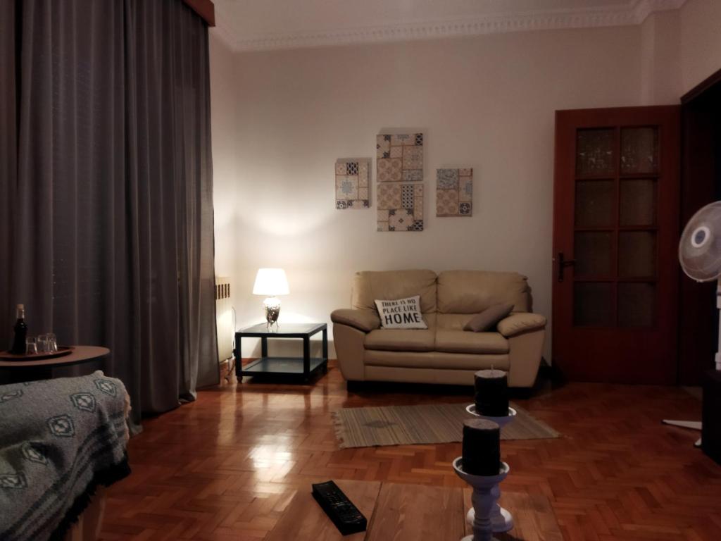 Część wypoczynkowa w obiekcie Meteoron Guesthouse