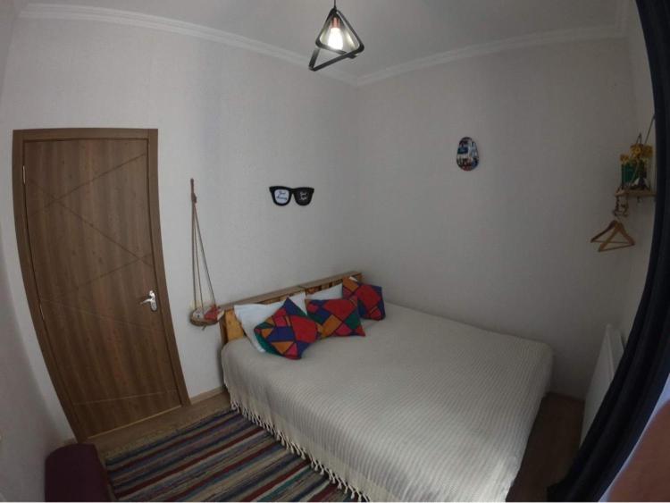 Postel nebo postele na pokoji v ubytování Green Tianeti