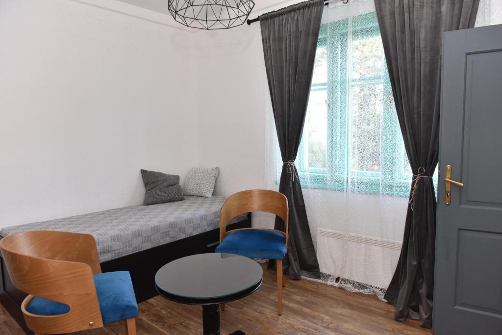 Postel nebo postele na pokoji v ubytování Vacation house Stala la la