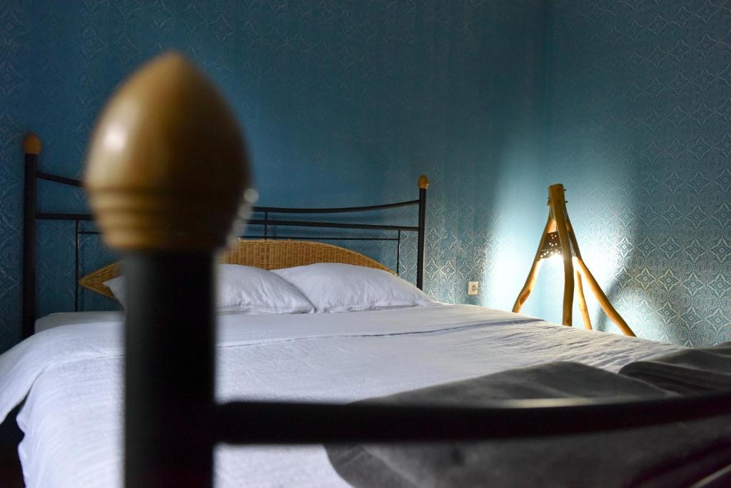 Postel nebo postele na pokoji v ubytování Vacation house Stala la la