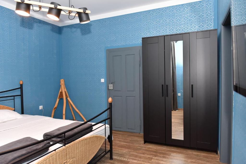 Postel nebo postele na pokoji v ubytování Vacation house Stala la la