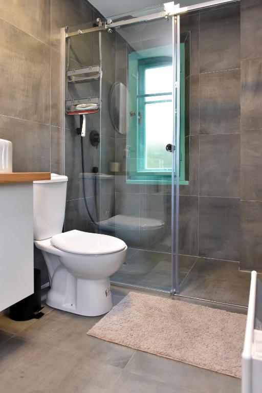 Koupelna v ubytování Vacation house Stala la la