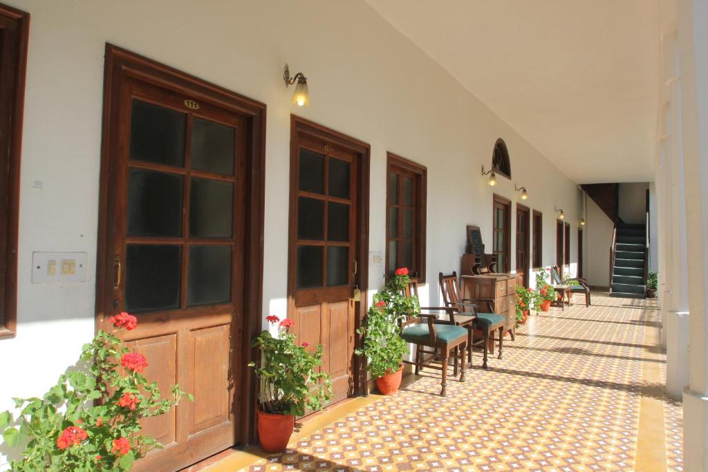 Balkón nebo terasa v ubytování Hotel Himalayan Club