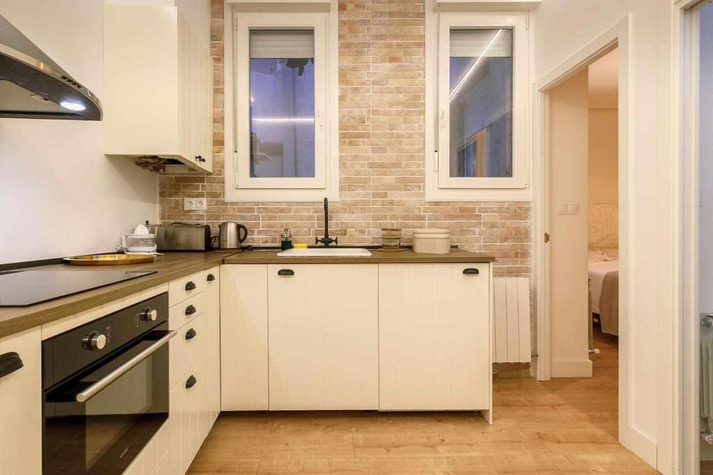 Kuchyň nebo kuchyňský kout v ubytování Vivienda Turística Estilosa en la Zona Vieja
