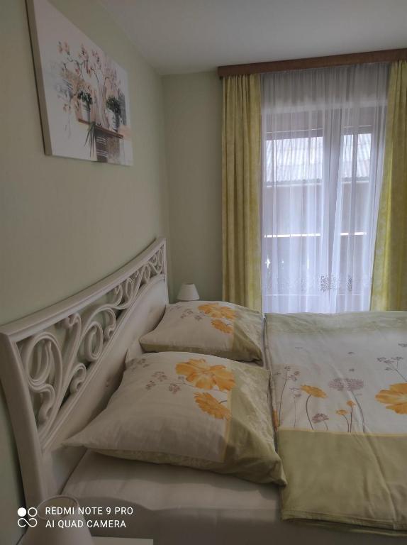 Postel nebo postele na pokoji v ubytování Haus Mühlenheim
