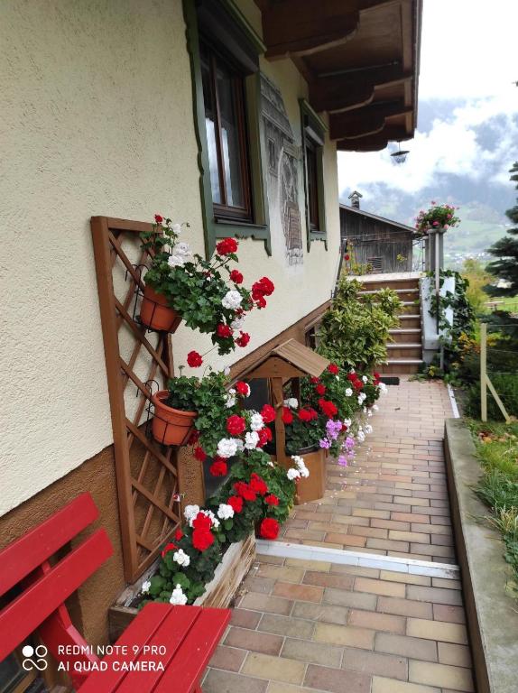 Balkón nebo terasa v ubytování Haus Mühlenheim