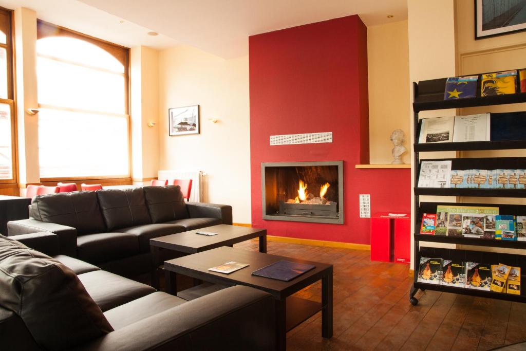 Posezení v ubytování Hotel New Flanders