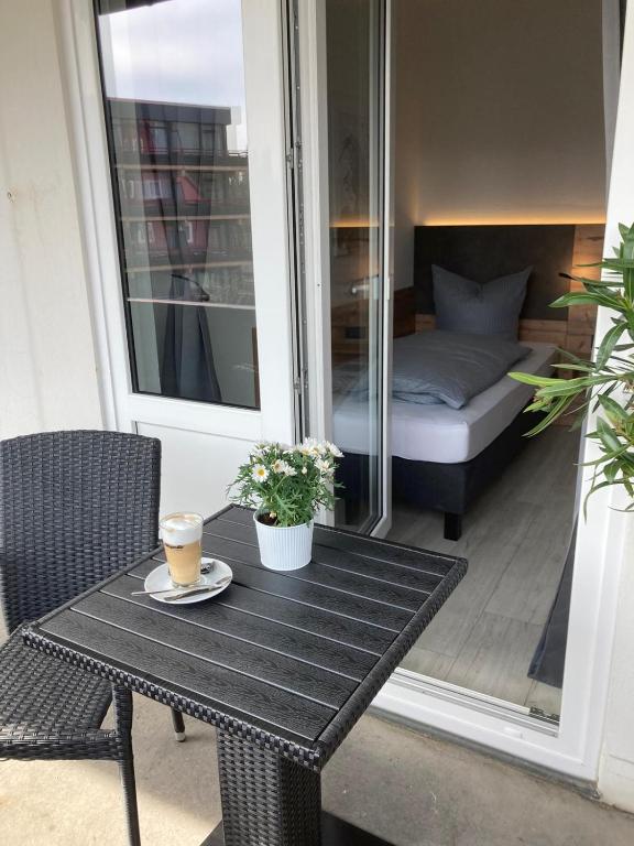 Postel nebo postele na pokoji v ubytování Hostel Harzer Hof