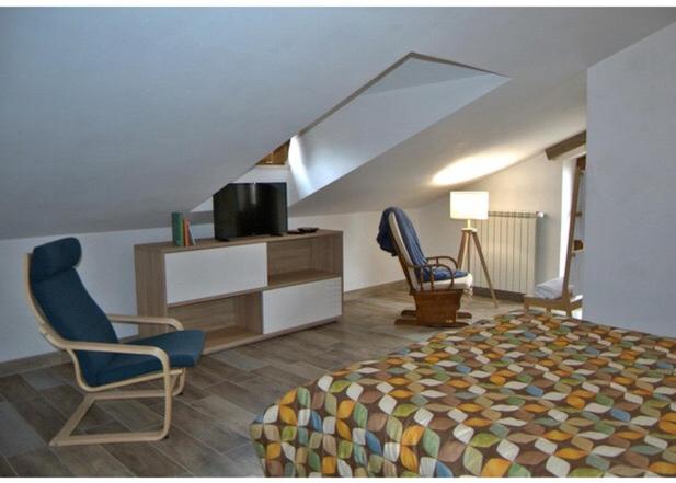 Telewizja i/lub zestaw kina domowego w obiekcie Casa Hotel Civitella