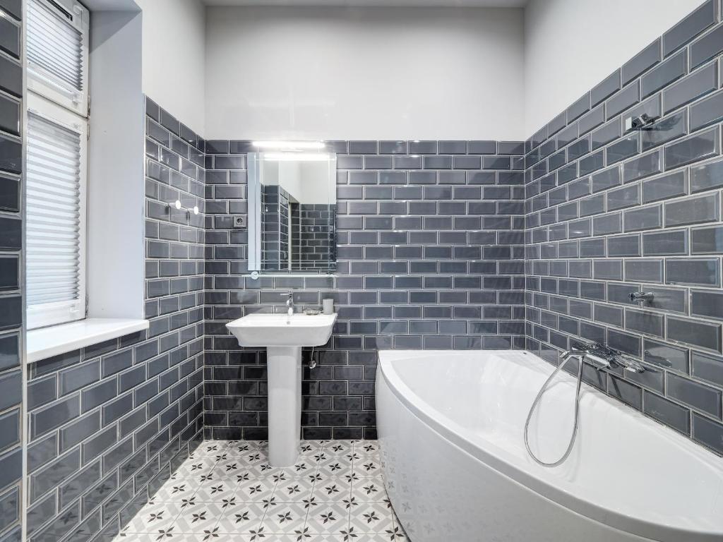 Koupelna v ubytování A22 Boutique Suites