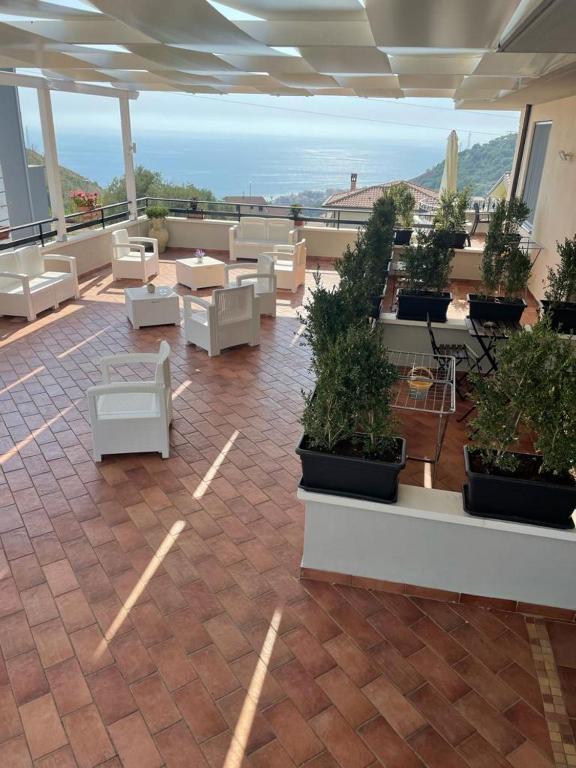 Posezení v ubytování La Terrazza degli Dei