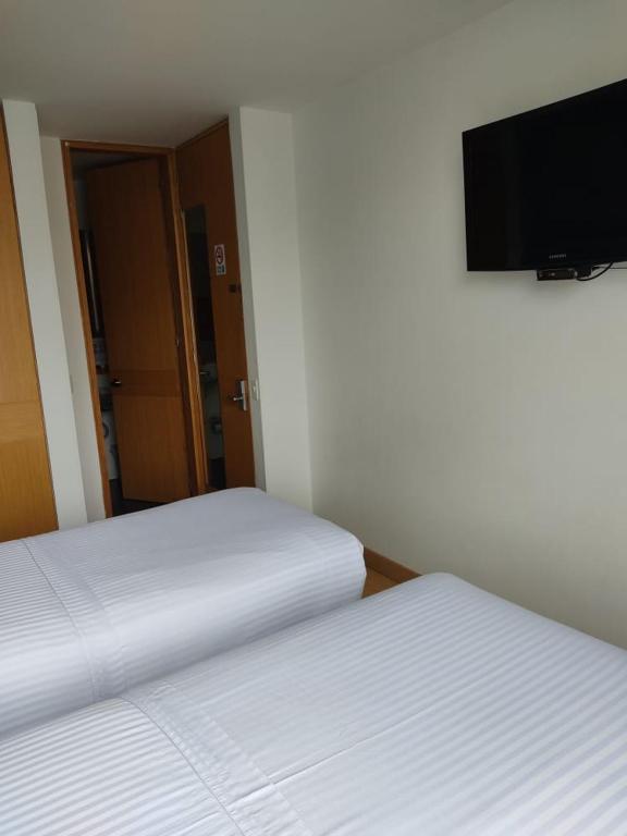 TV a/nebo společenská místnost v ubytování Hotel Dorado Ferial
