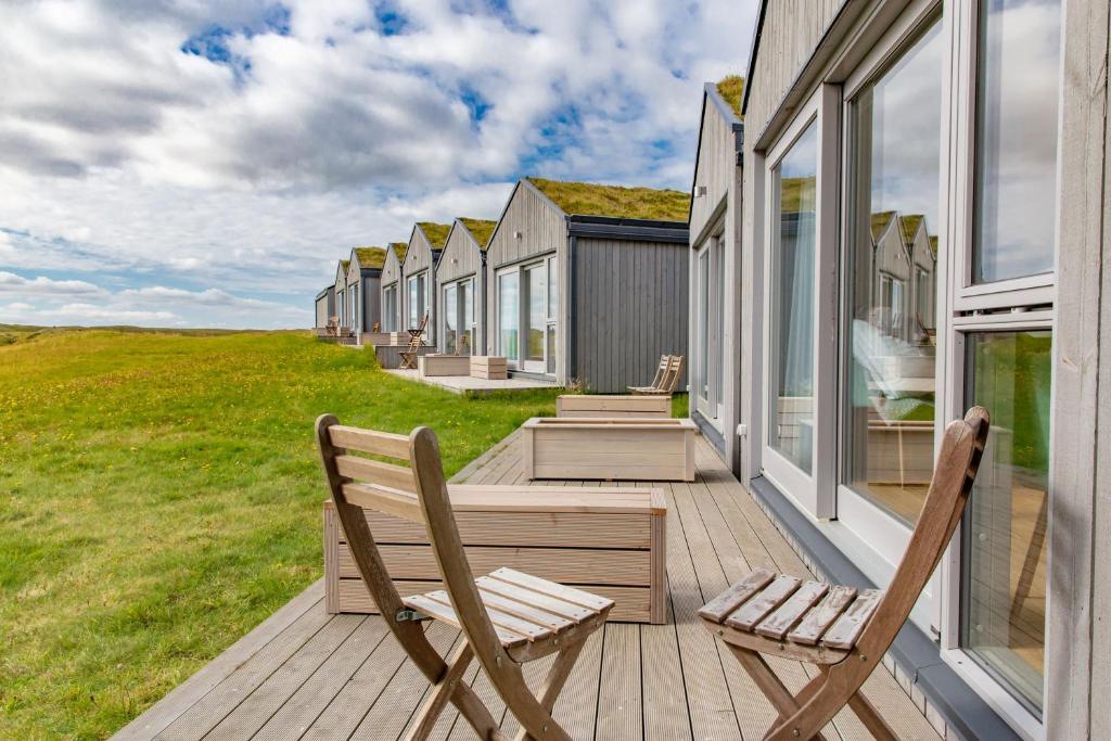 Balkón nebo terasa v ubytování Magma Hotel